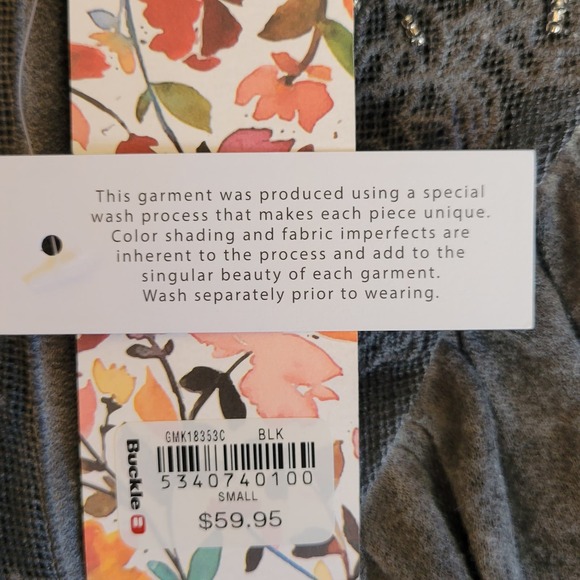 Gimmicks Women S High Neck Dusty Gray Long Dolman Sleeve Top Romantic Lace Bead - Picture 14 of 15